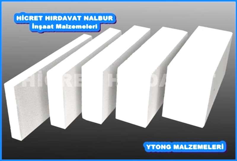 İNŞAAT GAZBETON YTONG MALZEMELERİ