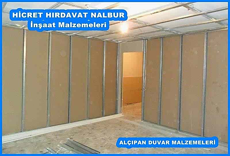 ALÇIPAN DUVAR MALZEMELERİ & FİYATLARI